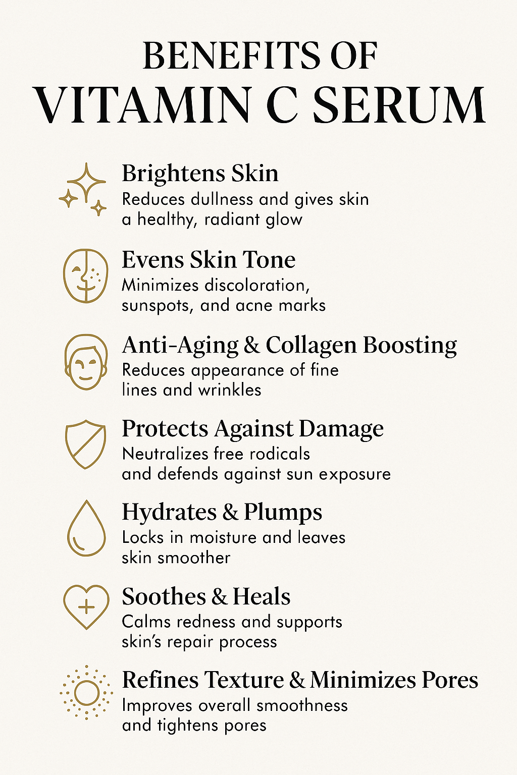 Vitamin C 20% serum with added Liquorice root extract, organic baobab oil, Vitamin E and Hyaluronic acid