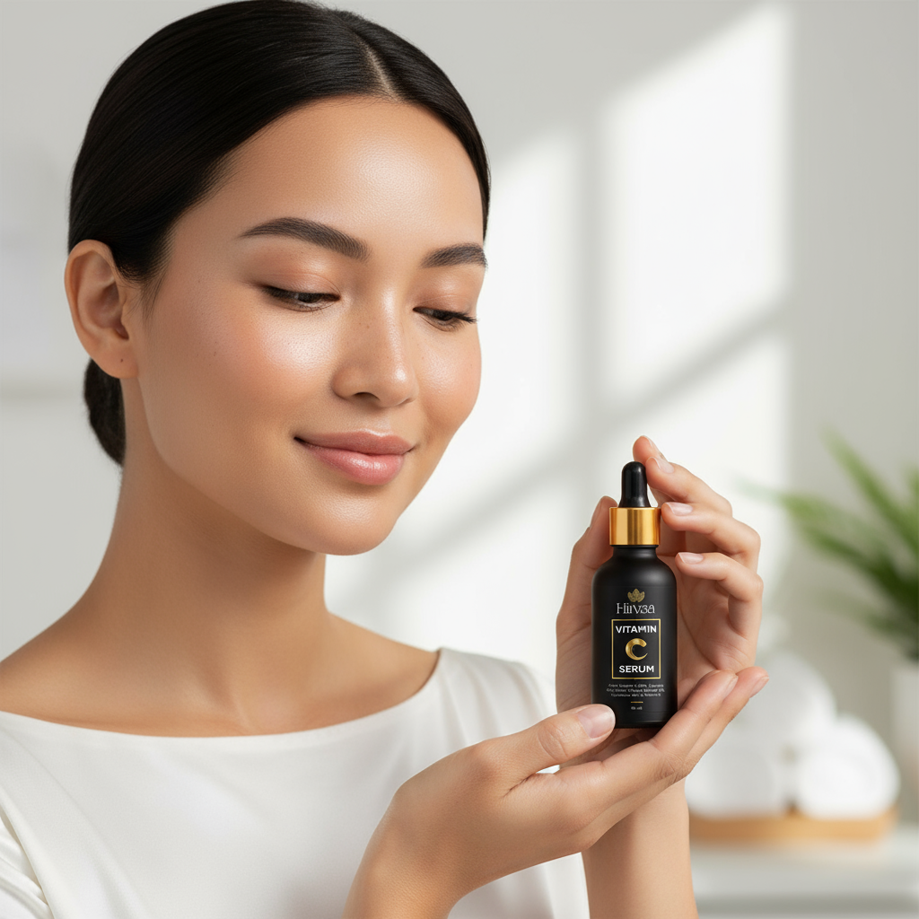 Vitamin C 20% serum with added Liquorice root extract, organic baobab oil, Vitamin E and Hyaluronic acid